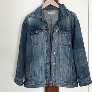 Distressed jean jacket by Madewell